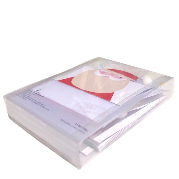 Meri Meri Santa & Reindeer Holiday Embellished Place Cards, Set 10 (2 Designs) - Picture 4 of 6